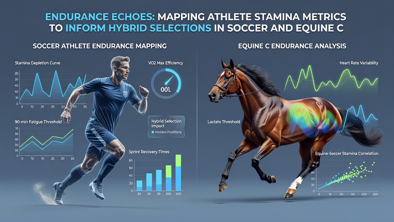 Detailed graphs showing stamina metrics overlaid for soccer players and racehorses